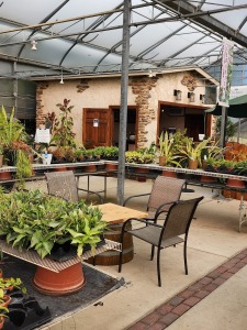 Tasting Room in our greenhouse