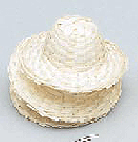 Straw Hat 1 & 1-2-inch each